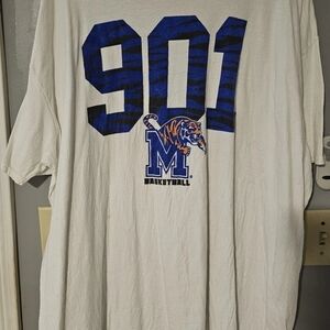 Mens Unbranded 901 Memphis Tigers Basketball Short Sleeve Tshirt Size 3xl